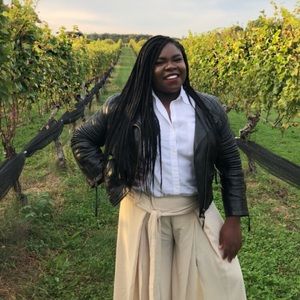 Cropped Black ASOS leather jacket